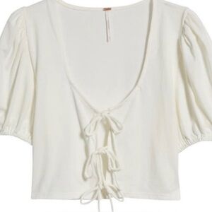 Free people kitty tee ivory